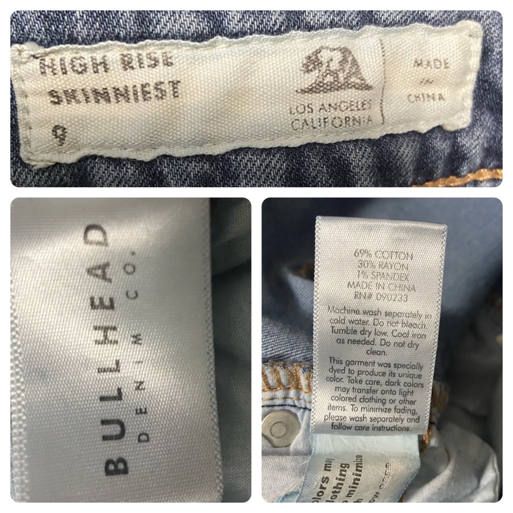 BullHead High Rise Skinniest Jeans Blue - Picture 14 of 16